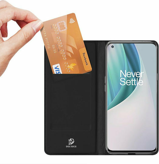 Dux Ducis Skin Pro Book Δερματίνης Μαύρο (OnePlus Nord N10)