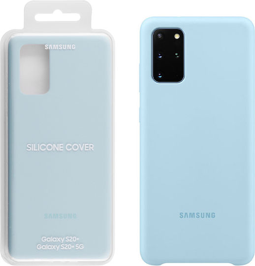 Samsung Silicone Cover Back Cover Σιλικόνης Γαλάζιο (Galaxy S20+)