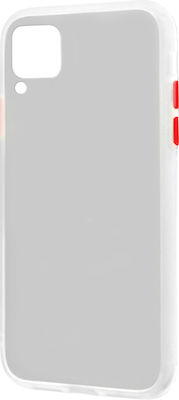 Vennus Color Button Silicone Back Cover Transparent (Huawei P40 Lite)