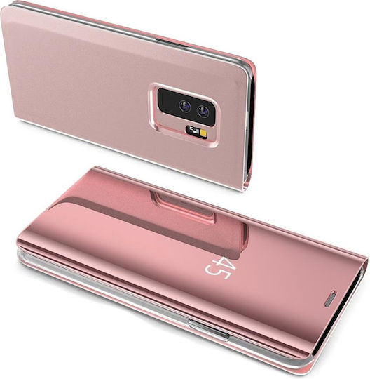Hurtel Clear View Buchen Sie Kunststoff Rose Gold (Galaxy S7 Edge)