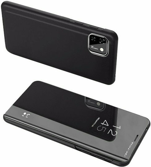 Hurtel Clear View Buchen Sie Kunststoff Schwarz (Huawei Y5p)