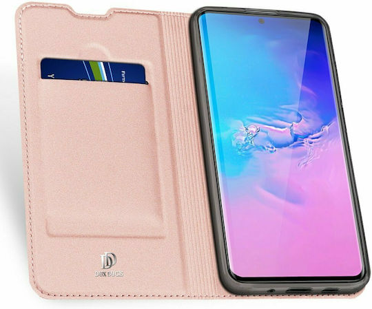 Dux Ducis Skin Pro Book Δερματίνης Ροζ Χρυσό (Galaxy S20 Ultra)