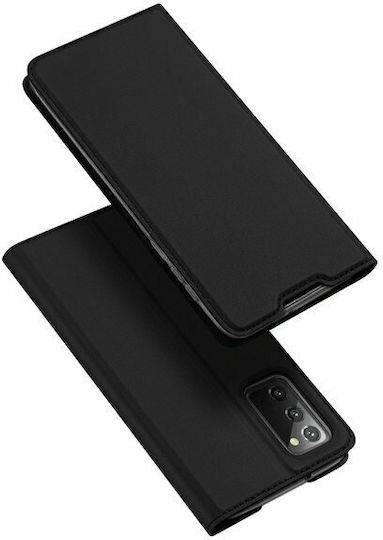 Dux Ducis Skin X Книга Изкуствена кожа Черен (Galaxy Note 20)