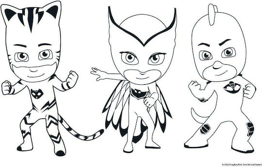 Diakakis Drawing Pad PJ Masks 1pcs