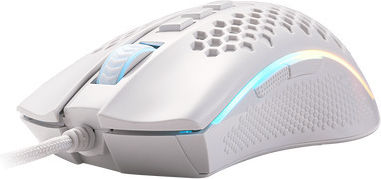 Redragon M808 RGB Gaming Mouse 12400 DPI Storm White