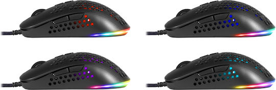 Defender Shepard GM-620L RGB Gaming Ποντίκι 12800 DPI Μαύρο