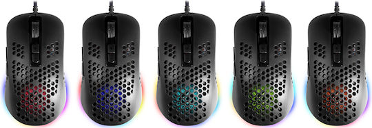 Defender Shepard GM-620L RGB Gaming Ποντίκι 12800 DPI Μαύρο