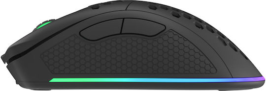 Genesis Zircon 550 Ασύρματο RGB Gaming Ποντίκι 8000 DPI Μαύρο