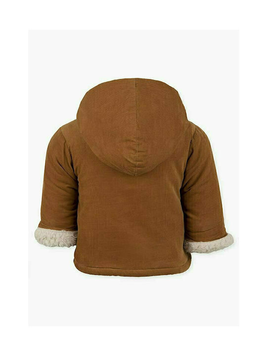 Losan Kids Casual Jacket short Hooded Brown