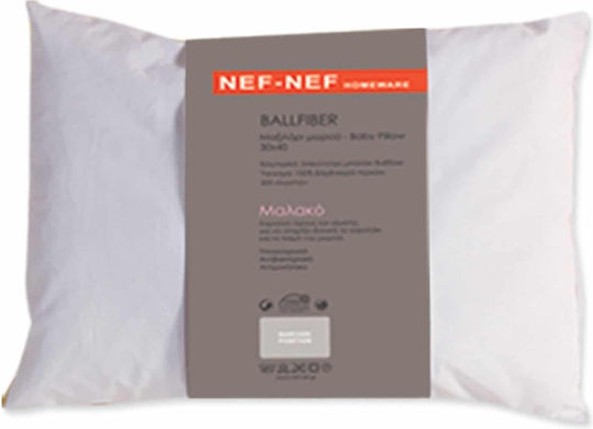 Nef-Nef Homeware Ballfiber Baby Sleep Pillow White 30x40cm