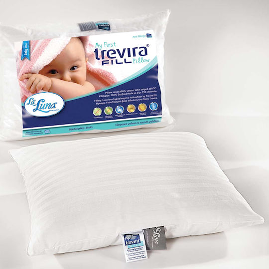La Luna My First Trevira Baby Sleep Pillow White 35x45cm