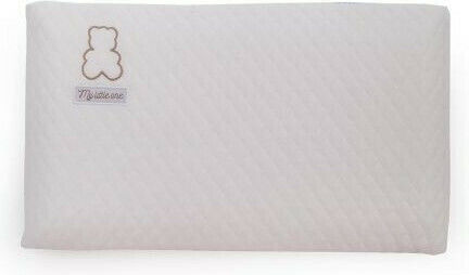 Kikka Boo Βρεφικό Μαξιλάρι Ύπνου Memory Foam My Little Bear Ventilated Λευκό 23x40εκ.