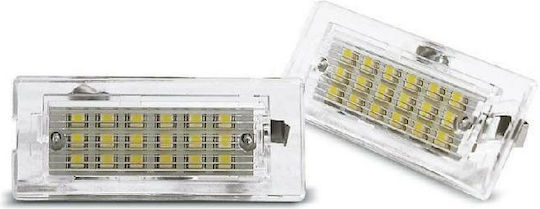Vinstar License Plate Lights Led for BMW X3 / X5 2pcs