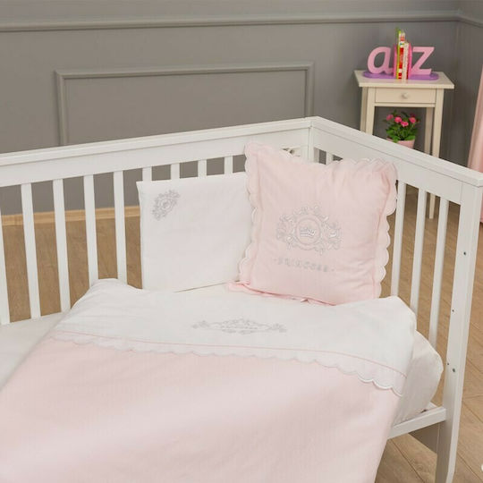 Funna Baby Set Pentru Patut Princess Roz 3buc piese