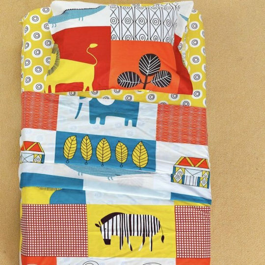 Palamaiki Baby Crib Bedding Set Baby Satin 3pcs Multicolour