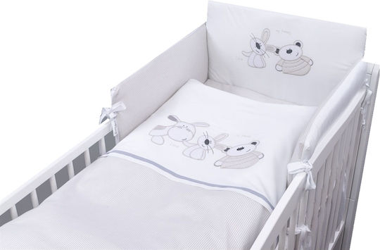 Tuttolina Set Pentru Patut Animals Gri 7buc piese