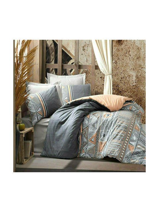 Madi Sheet Set Single Cotton Caves 170x240cm 3pcs