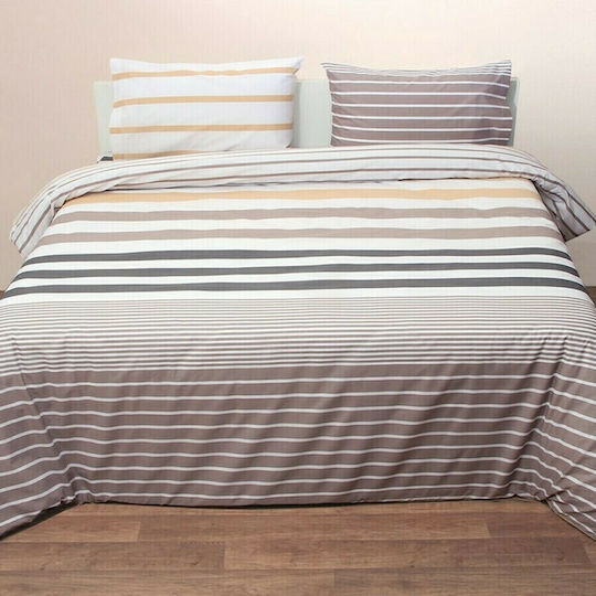 Viopros Kids Sheets Set Single Cotton Yellow 165x265cm 3 Pieces