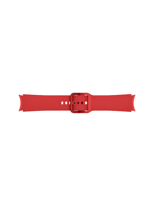 Samsung Armband Silikon Rot (Galaxy Watch4/5/6/7/FE/4 Classic/6 Classic/5 Pro)