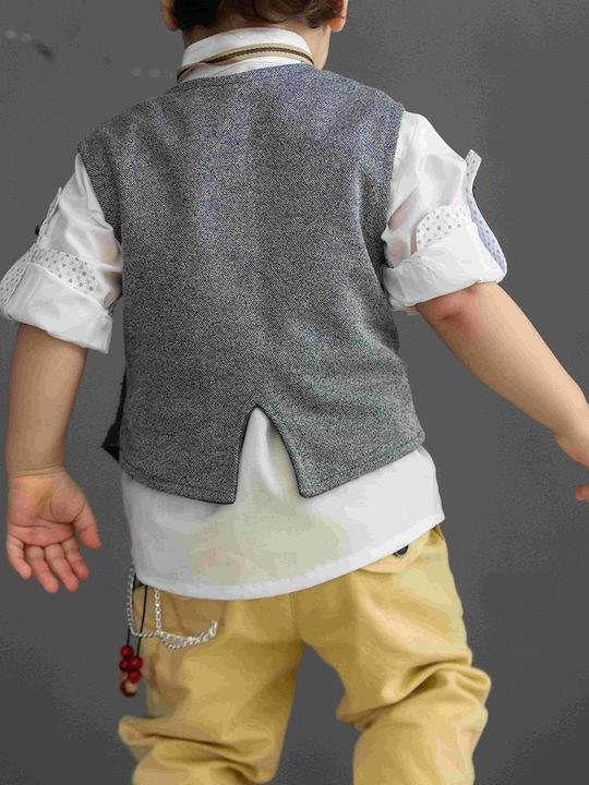 Bonito Baby Βαπτιστικό Κοστούμι Κίτρινο 5τμχ Bonito Baby Βαπτιστικό Κοστούμι Κίτρινο 5τμχ