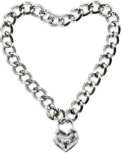 Fetish Addict Metal Collar with Lock Medium 44cm