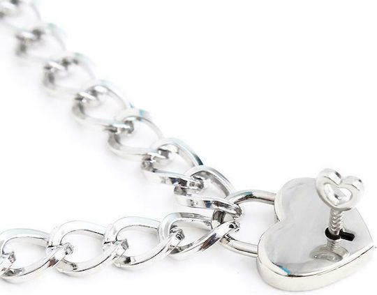 Fetish Addict Metal Collar with Lock Medium 44cm