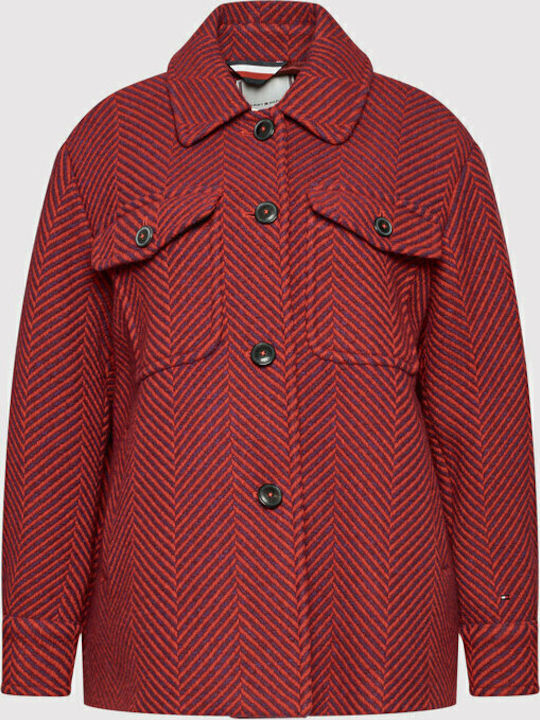 Femeie Roșu Overshirt