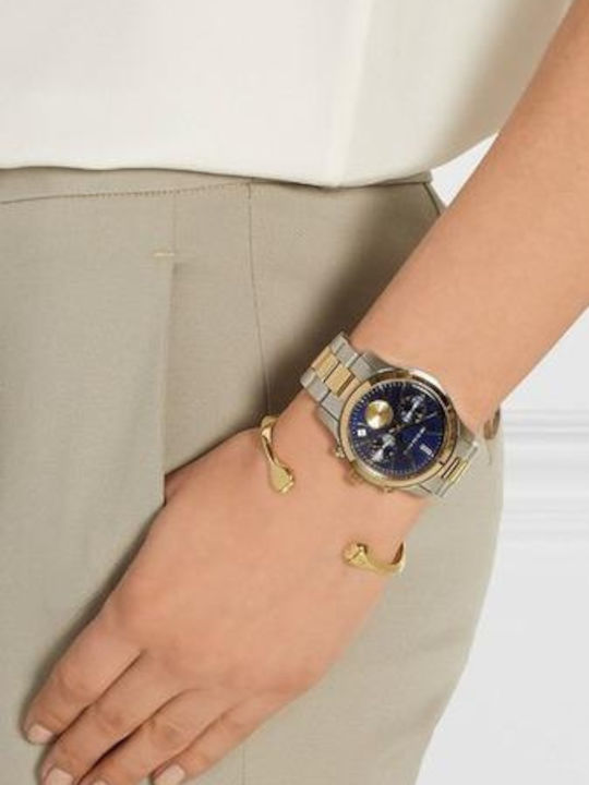 Michael Kors Runway Ρολόι Μπαταρίας με Μεταλλικό Μπρασελέ Michael Kors Runway Ρολόι Μπαταρίας με Μεταλλικό Μπρασελέ