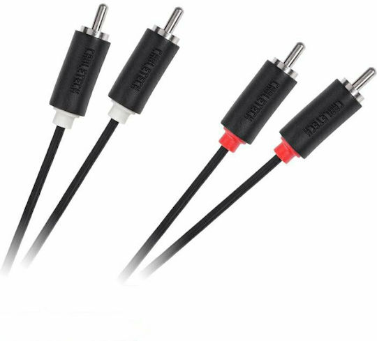 Cabletech Кабел RCA мъжки - RCA мъжки 5м DM-3954-5