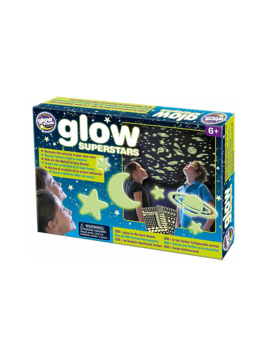 Brainstorm Kids Glow-in-the-Dark Wall Sticker Stars Superstars B8800