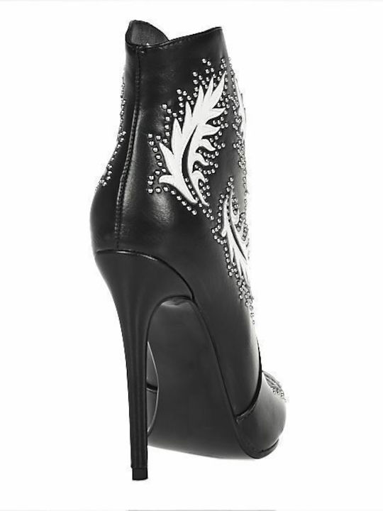 Women's Cowboy Boots with High Heel Black