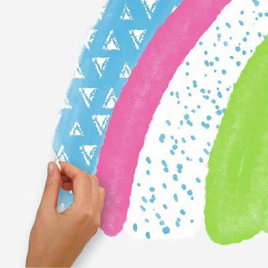 RoomMates Decor Παιδικό Διακοσμητικό Αυτοκόλλητο Τοίχου Rainbow 84.84x42.41εκ. 4τμχ