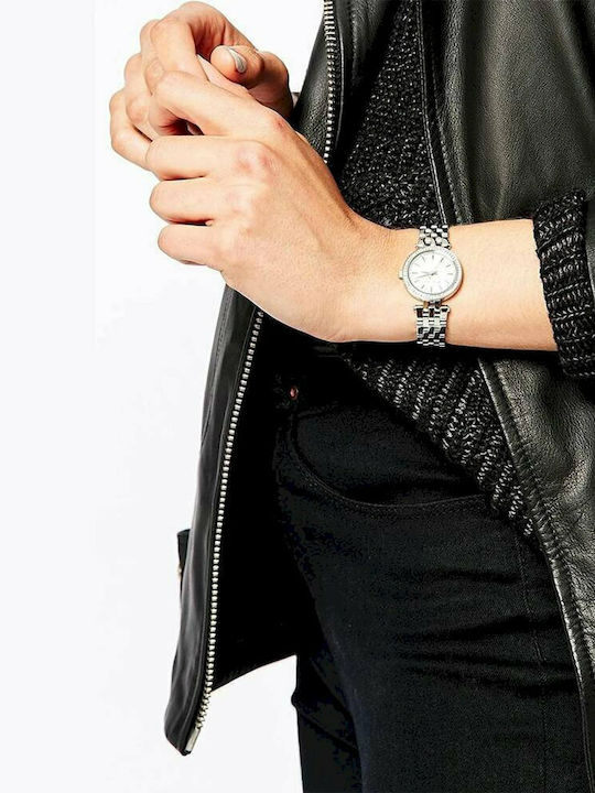 Michael Kors Darci Womens Watch 26mm Battery with Silver Stainless Steel Bracelet