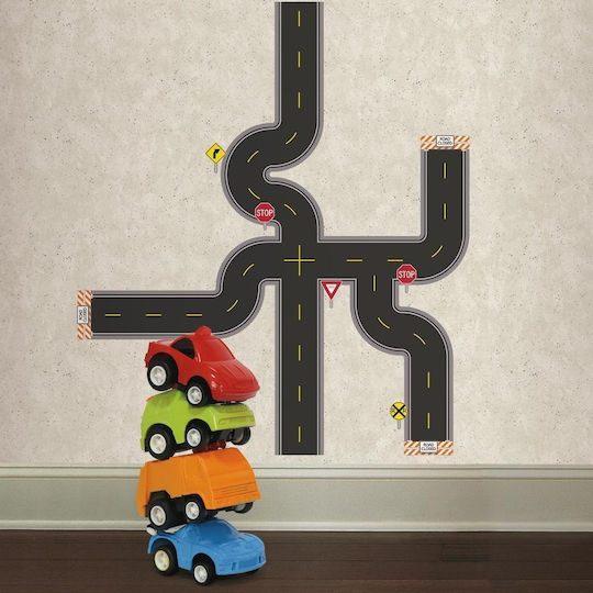 RoomMates Decor Детска стикерна за стена Стена Build A Road 60бр