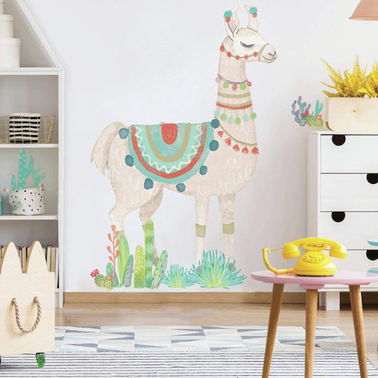 RoomMates Decor Autocolant Decorativ pentru Copii Perete Watercolor Llama 67x98buc 28buc