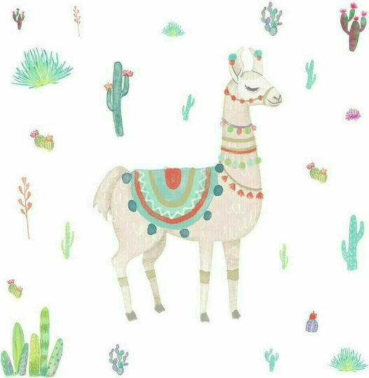 RoomMates Decor Autocolant Decorativ pentru Copii Perete Watercolor Llama 67x98buc 28buc