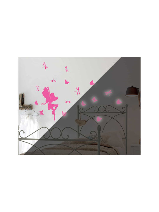 Ango Kids Vinyl Glow-in-the-Dark Wall Sticker Fairy Glow Medium 45x95cm