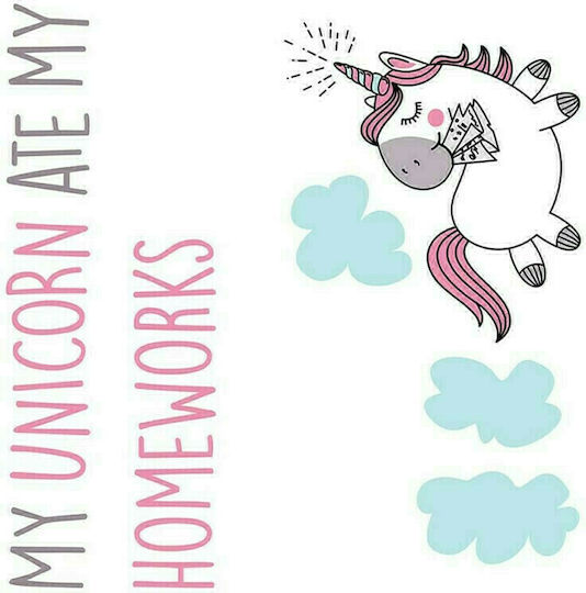 Ango Kids Wall Sticker My Unicorn ML 75x35cm 9pcs