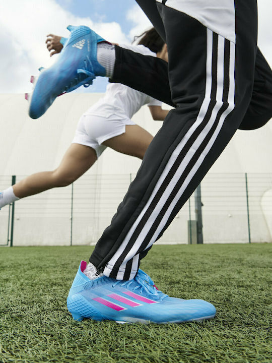 adidas X Speedflow.1 Ποδοσφαιρικά Παπούτσια με Τάπες FG Sky Rush / Team Shock Pink / Cloud White