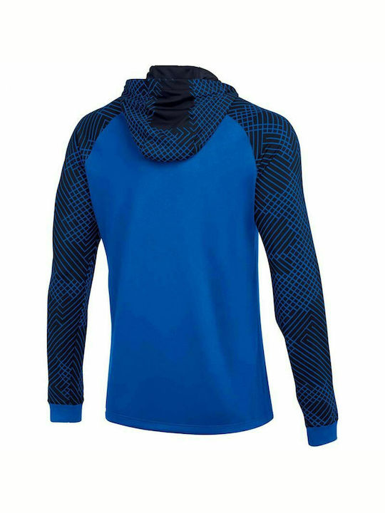 Nike Strike Herren Sweatshirt Jacke Dri-Fit mit Kapuze und Taschen Marineblau