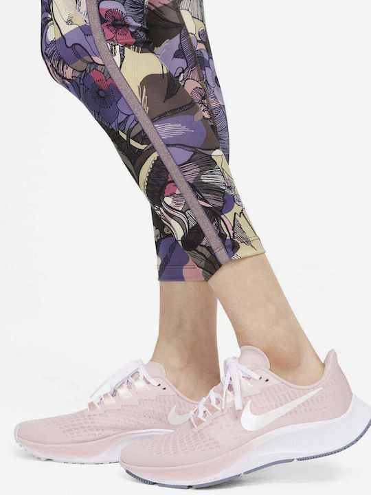 Nike Frauen Lang Leggings Hochgeschnitten Mehrfarbig