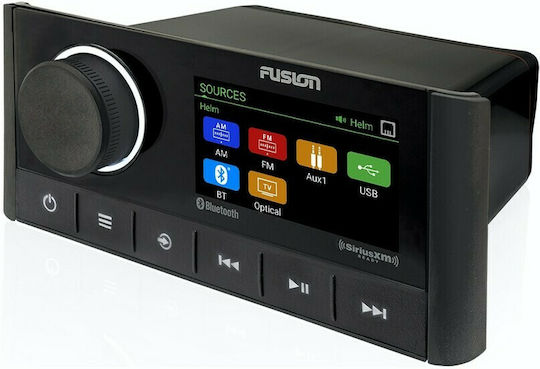 Fusion Apollo RA670 Boat Sound System 4x Waterproof with Bluetooth / WiFi Black