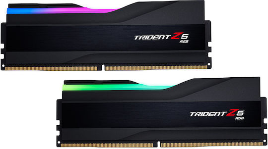 G.Skill Trident Z5 RGB DDR5 32GB RAM με 2x16GB Modules και Ταχύτητα 6400 για Desktop
