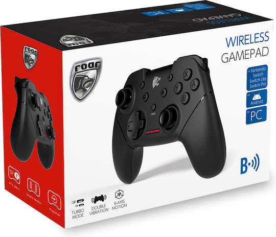 Roar RR-0013 Безжичен Геймпад за Android PC Switch Черен