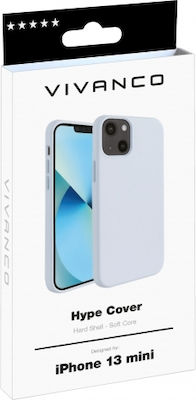 Vivanco Hype Umschlag Rückseite Silikon Sky Blue (iPhone 13 Mini) 62833