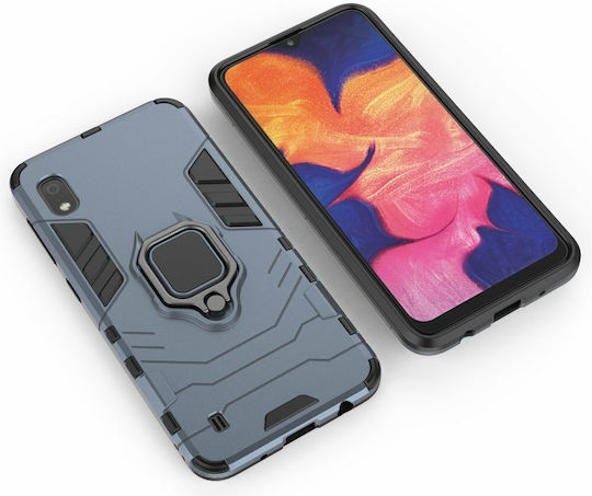 Hurtel Ring Armor Back Cover Πλαστικό Μπλε (Galaxy A10)
