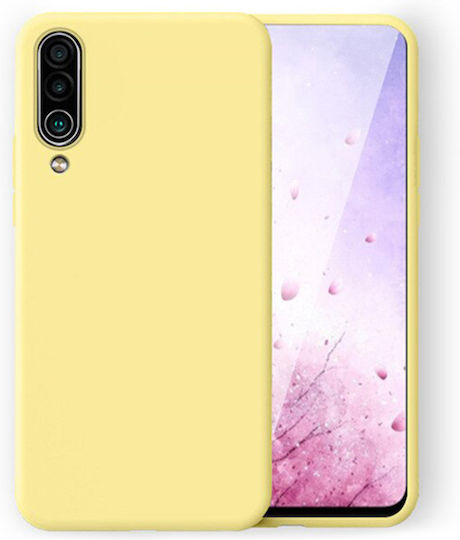 Sonique Liquid Back Cover Silicone Yellow (Galaxy A50)