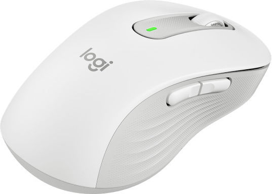 Logitech Signature M650 Ασύρματο Bluetooth Ποντίκι για Αριστερόχειρες Off-White