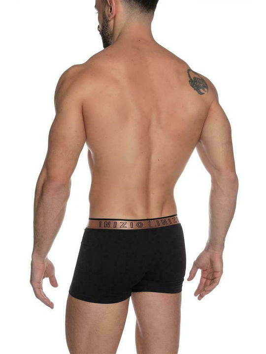 Inizio Herren Boxershorts Black / Bronze 1Packung