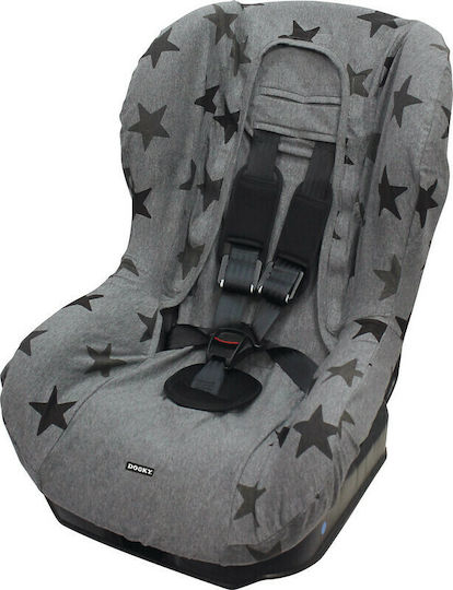 Dooky Car Seat Cover Stars Gray
